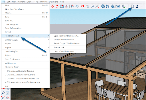 Trimble Connect und Linkfreigabe