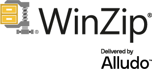 Alludo™ winzip logo