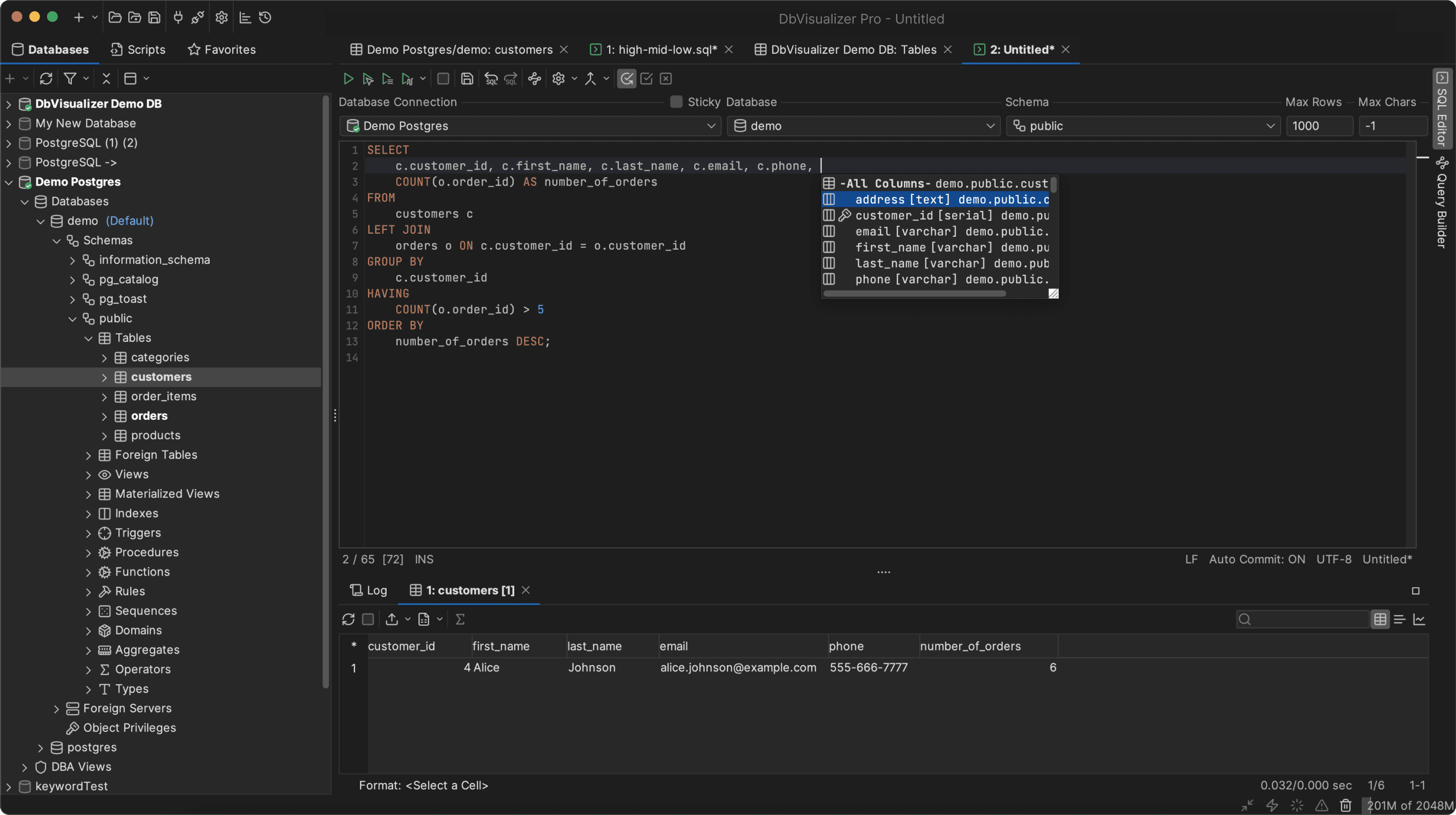 Auto-complete feature