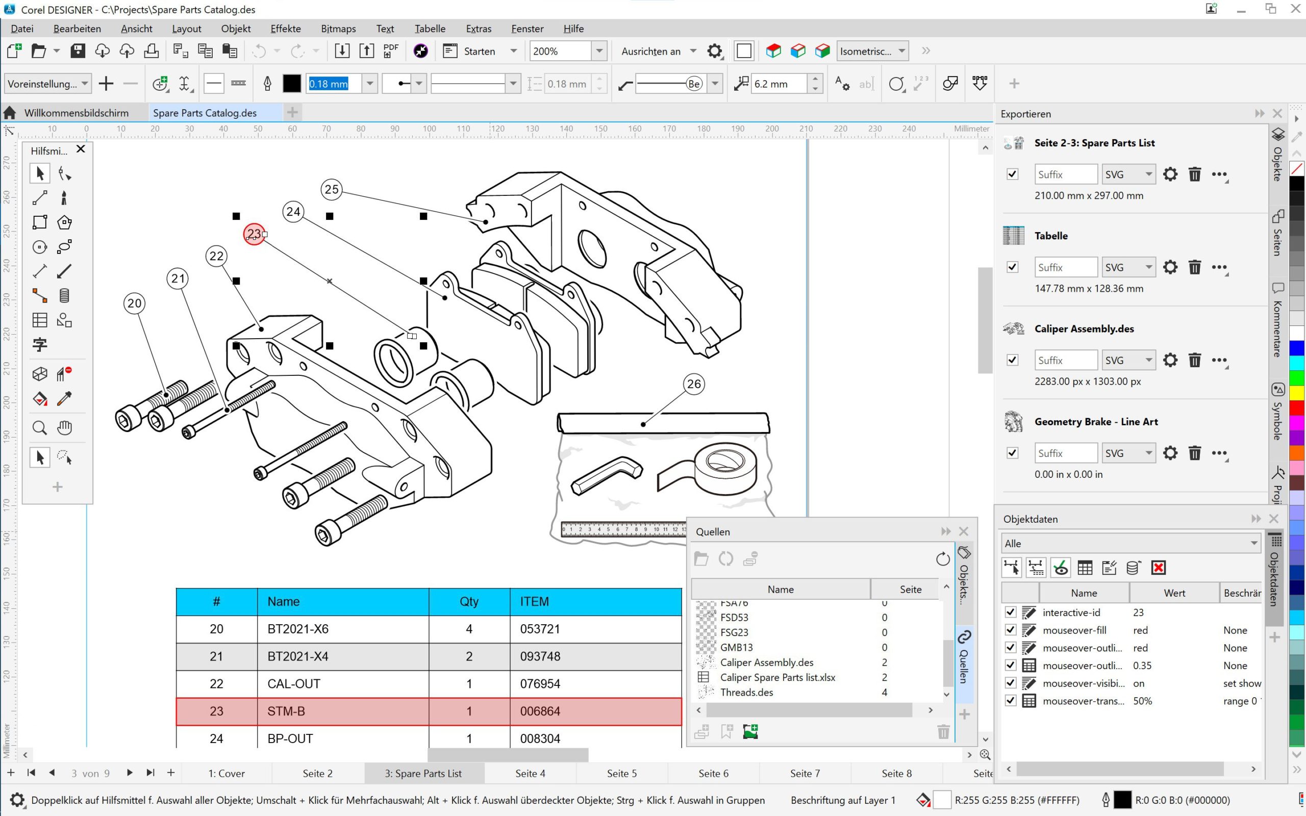 Technische 3D-Illustrationen für Maschinenbau und Konstruktion.