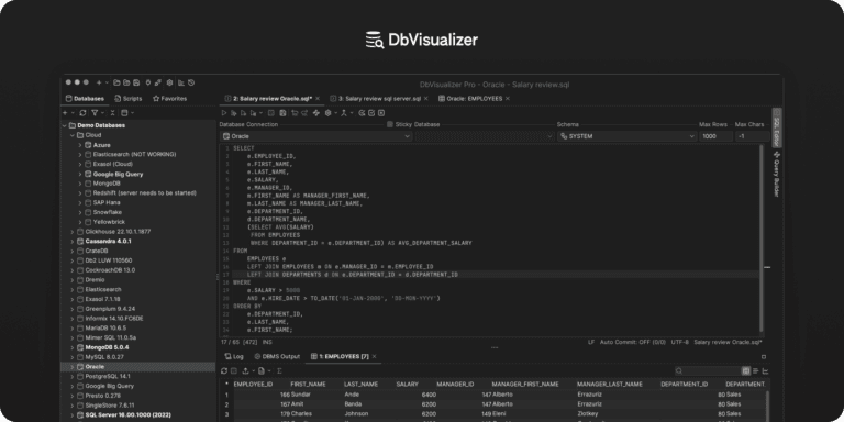 DbVisualizer - megasoft IT GmbH & Co. KG