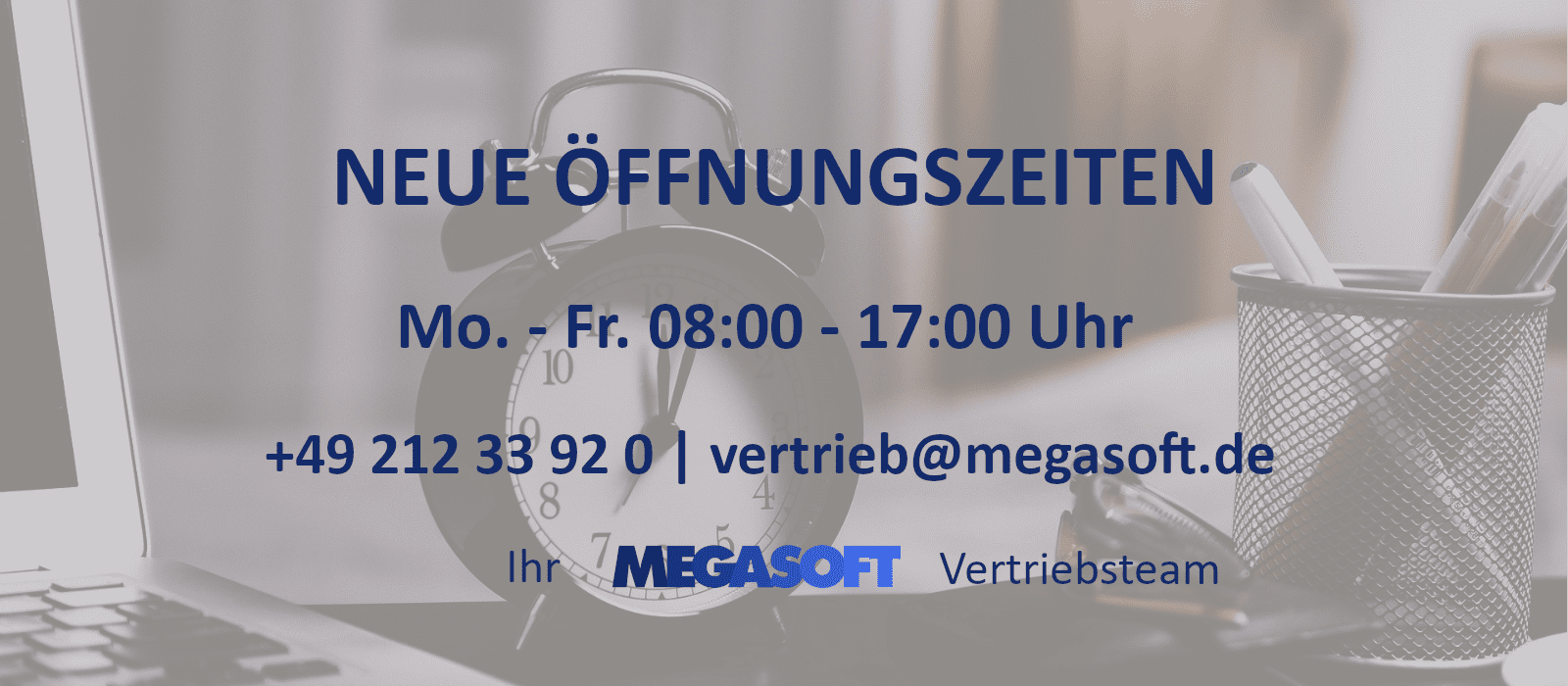 Neue Öffnungszeiten