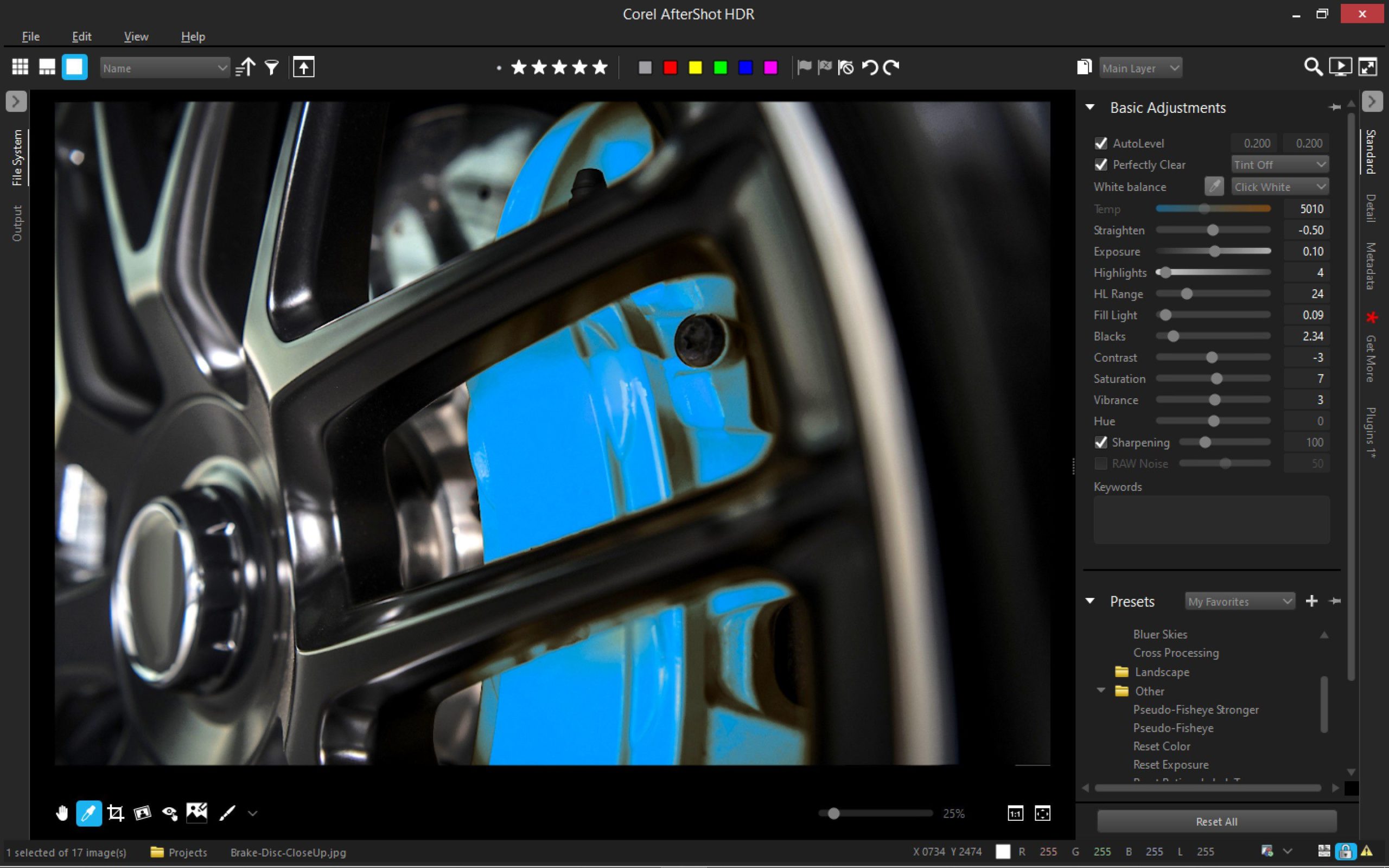Corel AfterShot 3 HDR (Technical Suite 2021) - RAW-Bildbearbeitung und HDR-Optimierung für professionelle Produktfotografie.